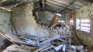 Destroyed classrooms