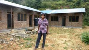 ChoraChori Director Shailaja outside Rayale School