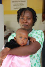 Joulie Pneumonia Patient in Haiti
