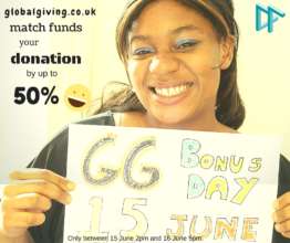 We raised over 1.000 on GlobalGiving Bonus Day