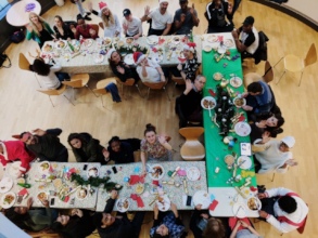 Care leavers celebrating Christmas