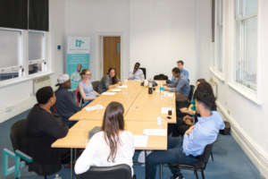 Progress review at an Ambassadors meeting