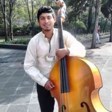 Ricardo, double bass student
