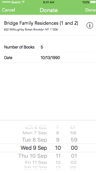New app calendar scheduling system
