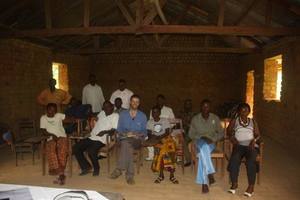 Djolu Technical College Class with Australian Visitor, Oct. 2009