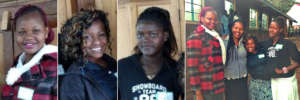 Caroline, Agnes, and Lydia - the SOS Mentors