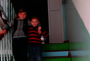 Sergei (10 y.o.) with brother Artem (7 y.o.)