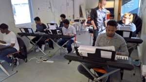 Service Users at Keyboard Skills Training