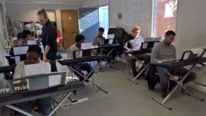 Service Users at Keyboard Skills Training