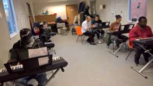 Service Users at Keyboard Skills Training