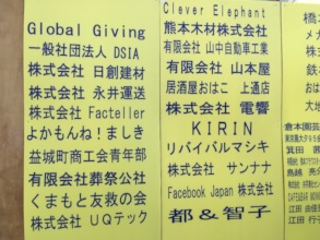 Picture 6: DSIA and GlobalGiving Acknowledged