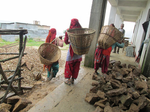 Transporting bricks at Bagh Bhairab