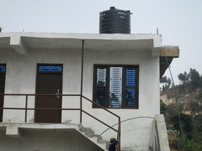 Collection tanks provide water when school is open