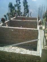 All of the stones were carried to the site by hand