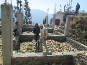 The school overlooks the Kathmandu Valley