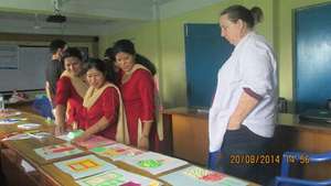 Teacher training expert Beth Norford ran a session