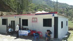Finished school building