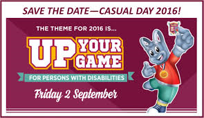 Casual Day 2 September 2016 in aid of disabilities