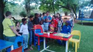 Junior phase celebrating a birthday.