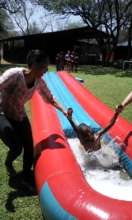 Having fun