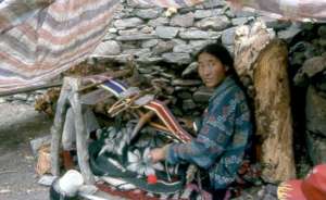 Weaving cloth