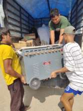 Loading new equipment