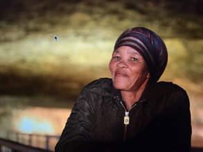 Bushman Elder in the Miracle Cave