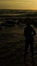 Bushman healer praying at dawn ceremony