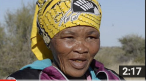 Bushman Elder Lys Kruiper