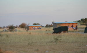 Waterless lands the Bushmen were forcibly moved to