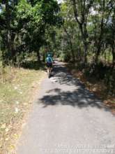 Surveying potential route for the Bike tour