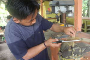 Training using the tool