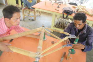 Setting frame in Jig & tacking