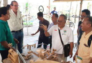 Government  visit to see our other bamboo products