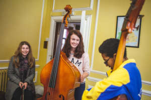 Victoria and Emily on the leaders' week
