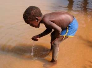 Drinking river water