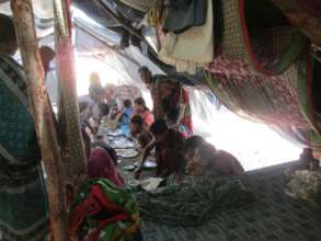 organise community kithen for the victim families