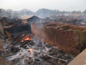 Fire Mishap in the Village of Odisha,India