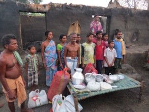 Support provided to the fire victims