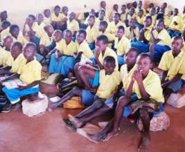 Students during a class session pre-Covid-19.