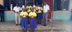 Teachers & students of Lazima Primary