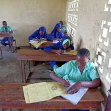 2023 Class 8 students in class.