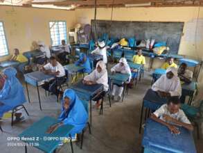 Grade 7 & 8 students of Assa Pr. School