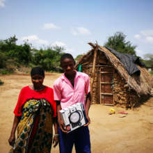 Mama Vavute with Son