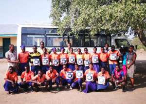 Mwina Primary Students with TRLF Staff