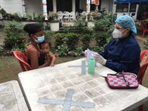 Actual face-to-face medical consultation.