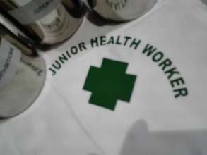 Junior Health Workers administer first aid