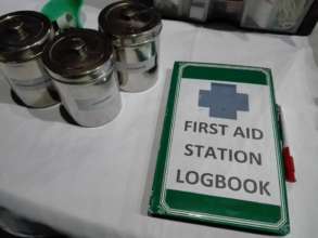 Junior Health Workers administer first aid