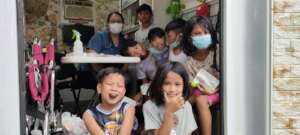 One group photo after the health check-up