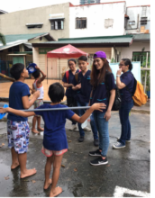 Medical students help children stay healthy